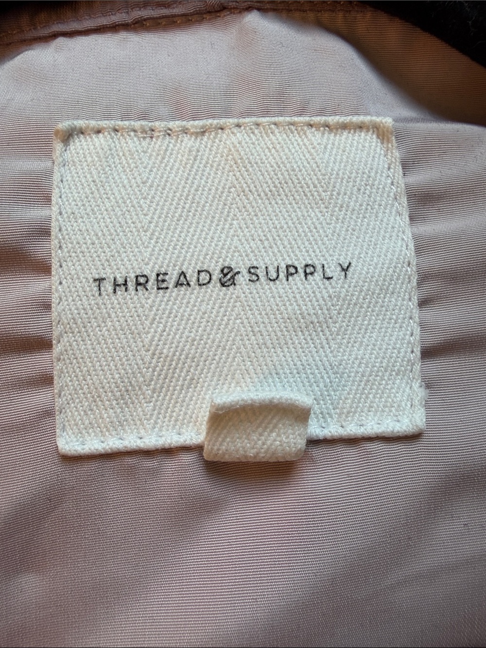 Thread & Supply Dusty Mauve Hooded Pullover Anorak - Picture 3 of 3